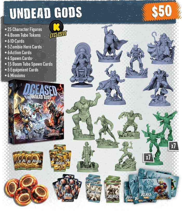 Zombicide DCeased: Undead Gods Kickstarter Exclusive