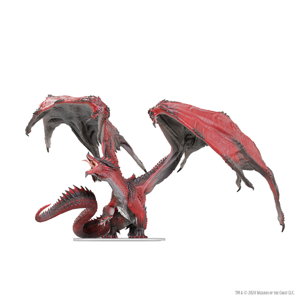 Mini Dungeons & Dragons Icons of the Realms: Dragon Tyrant - Adult Red