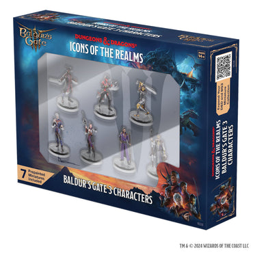 Mini Dungeons & Dragons  Icons of the Realms: Baldur's Gate 3: Character Boxed Set