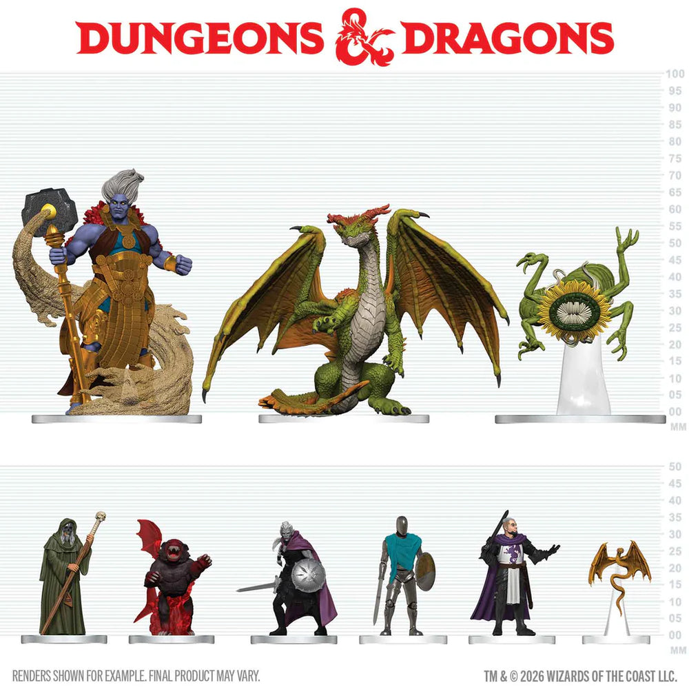 Mini Dungeons & Dragons Icons of the Realms: Adventures in Faerun- Booster BRICK (10 Boosters)