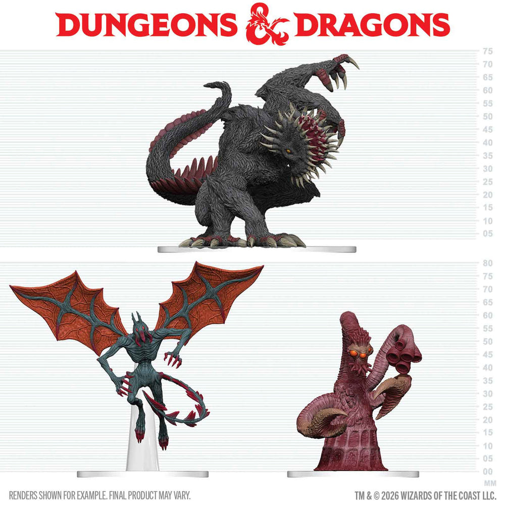 Mini Dungeons & Dragons Icons of the Realms: Maddening Monsters Of Ravenloft