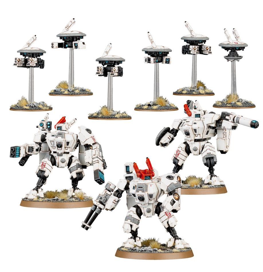 Warhammer 40K T'au Empire: Crisis Battlesuits