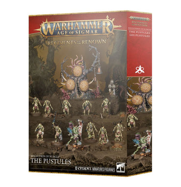Warhammer Age of Sigmar Maggotkin of Nurgle: The Pustules