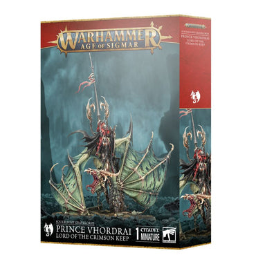 Warhammer Age of Sigmar Soulblight Gravelords: Prince Vhordrai, Lord of the Crimson Keep