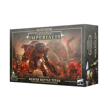 Warhammer Horus Heresy Legions Imperialis: Reaver Titan with Melta Cannon & Chainfist