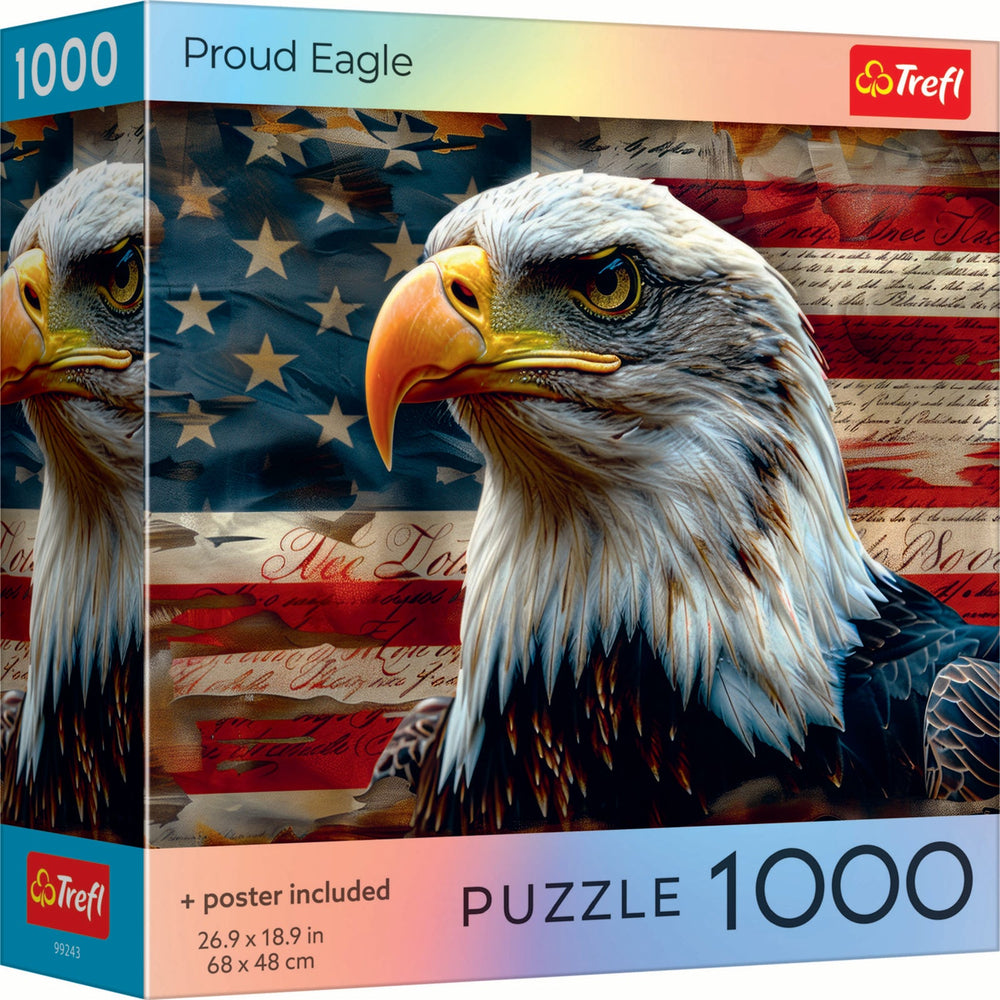 Puzzle Trefl: 1000 piece Proud Eagle