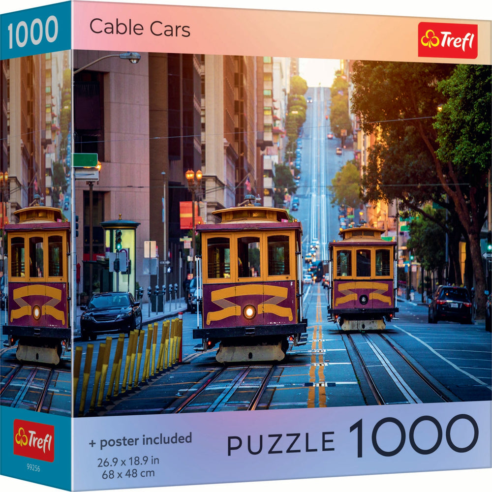 Puzzle Trefl: 1000 piece Cable Cars