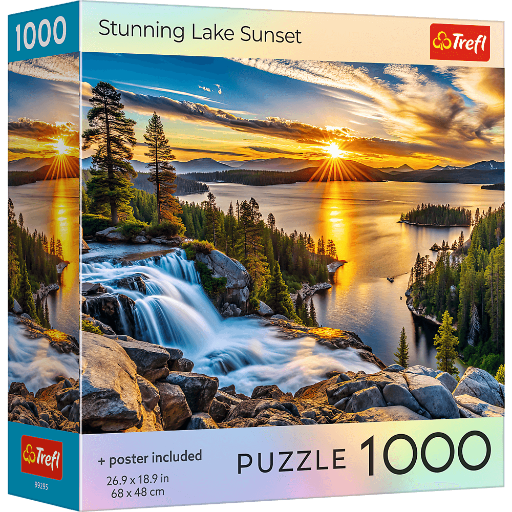 Puzzle Trefl: 1000 piece Stunning Lake Sunset