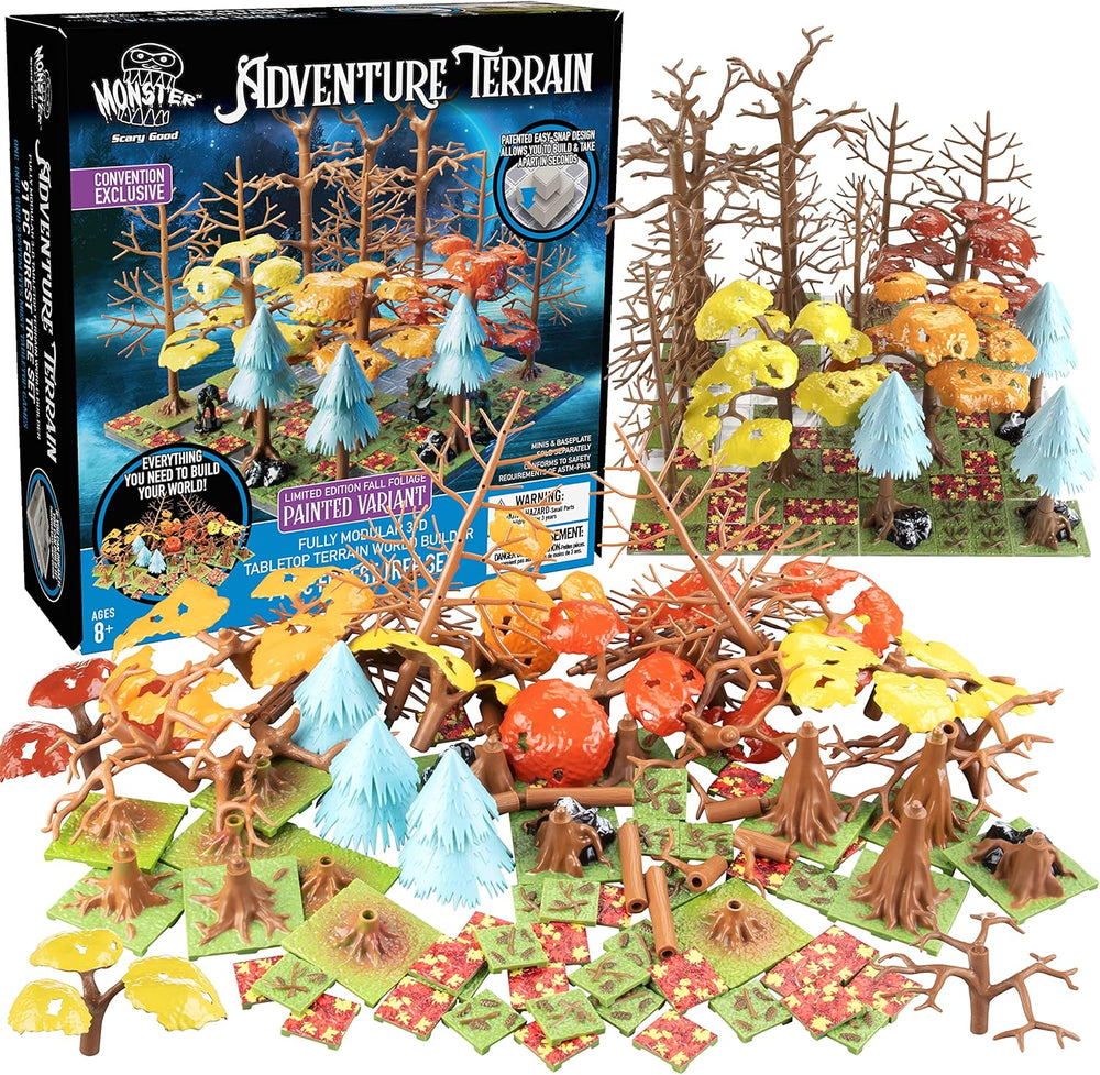 Terrain Monster Painted: Forest Tree Fall Foliage Set (91pc)