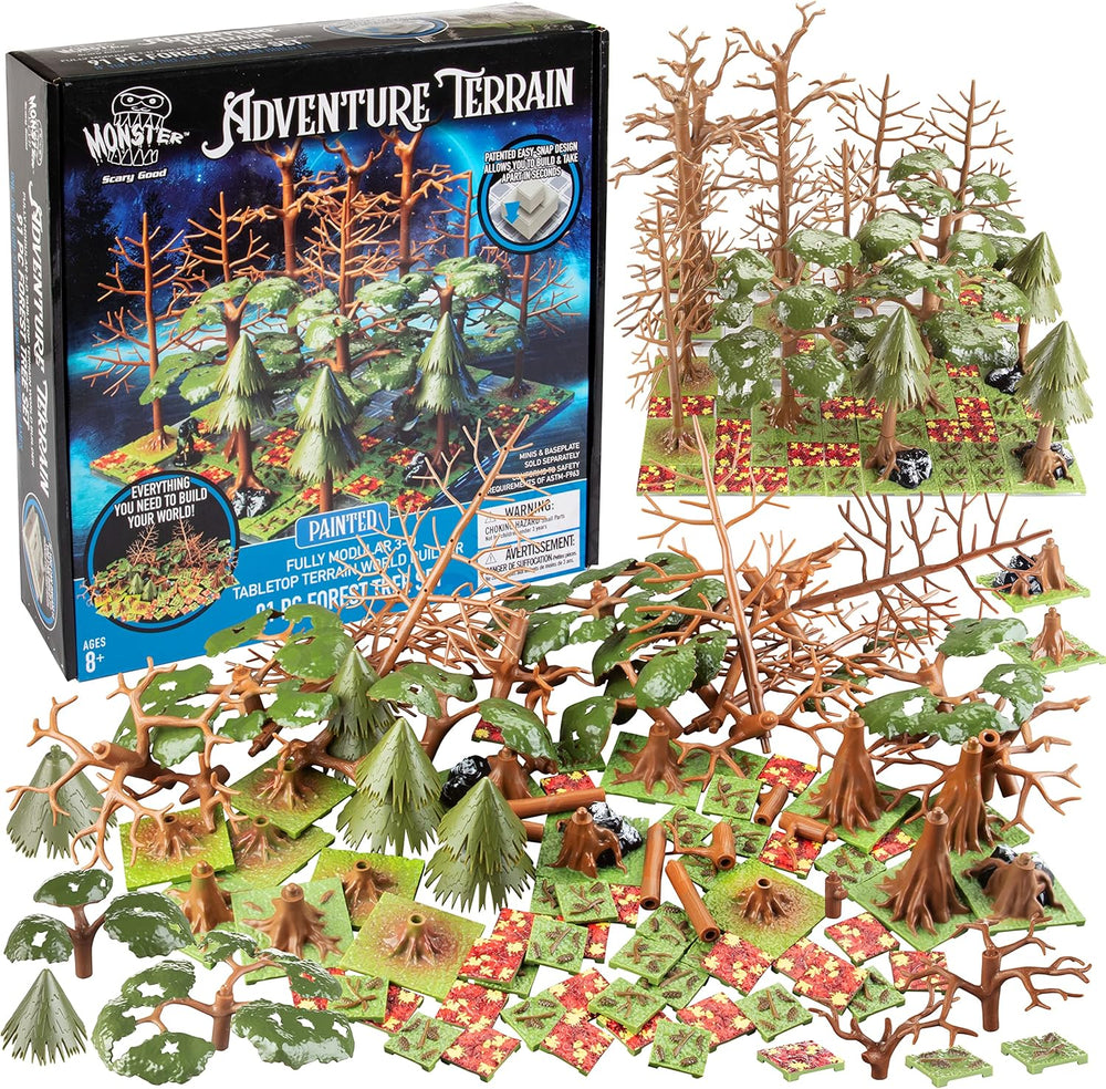 Terrain Monster Painted: Forest Tree Set (91pc)