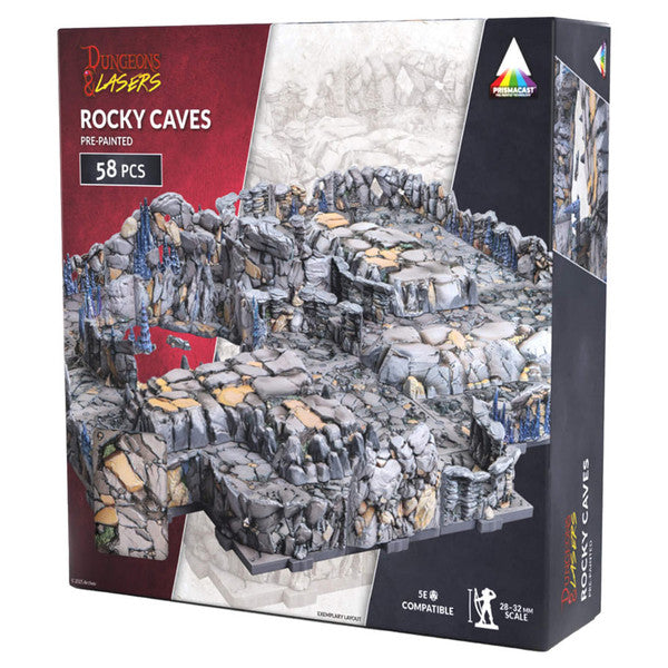 Dungeons & Lasers Terrain Pre-Painted: Rocky Cave
