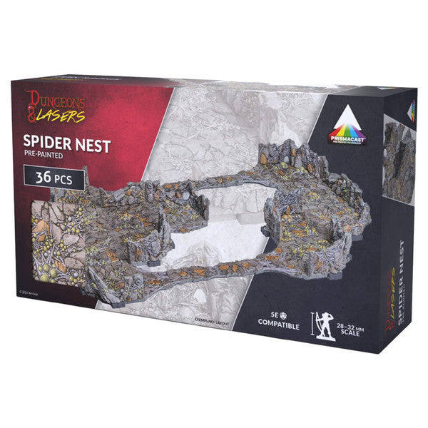 Dungeons & Lasers Terrain Pre-Painted: Cave Spider Nest