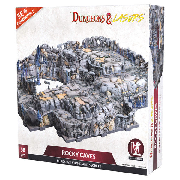 Dungeons & Lasers Terrain: Rocky Caves