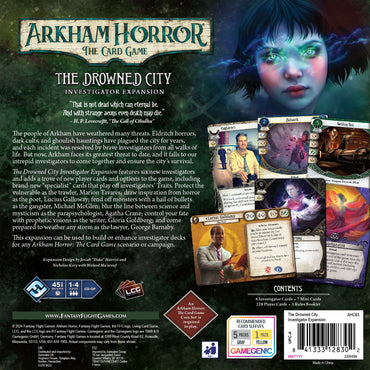Arkham Horror LCG: 10 The Drowned City Investigator Expansion