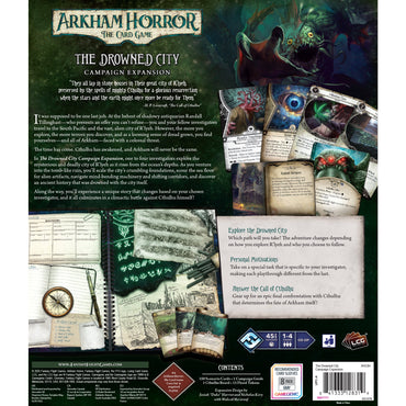 Arkham Horror LCG: 10 The Drowned City Campaign Expansion