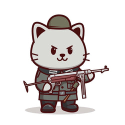 Stickers - Kitties Military