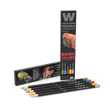 Weathering Pencils: Set - Basic Colors