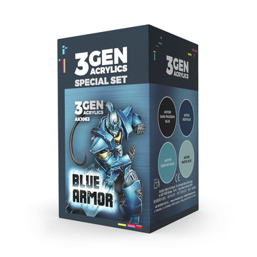 Paint AK: Wargame Set Blue Armor