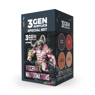 Paint AK: Wargame Set Visceral Malformations Set