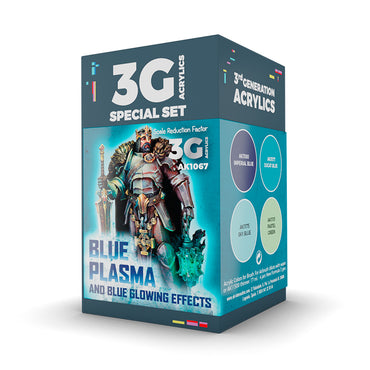 Paint AK: Wargame Set Blue Plasma/Glowing Effects