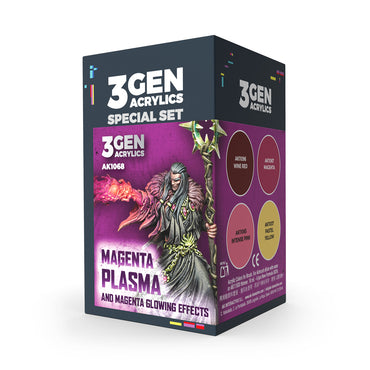 Paint AK: Wargame Set Magenta Plasma/Glowing Effects