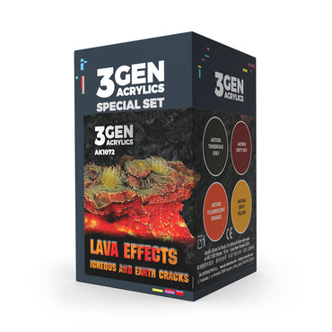 Paint AK: Wargame Set Lava Effects