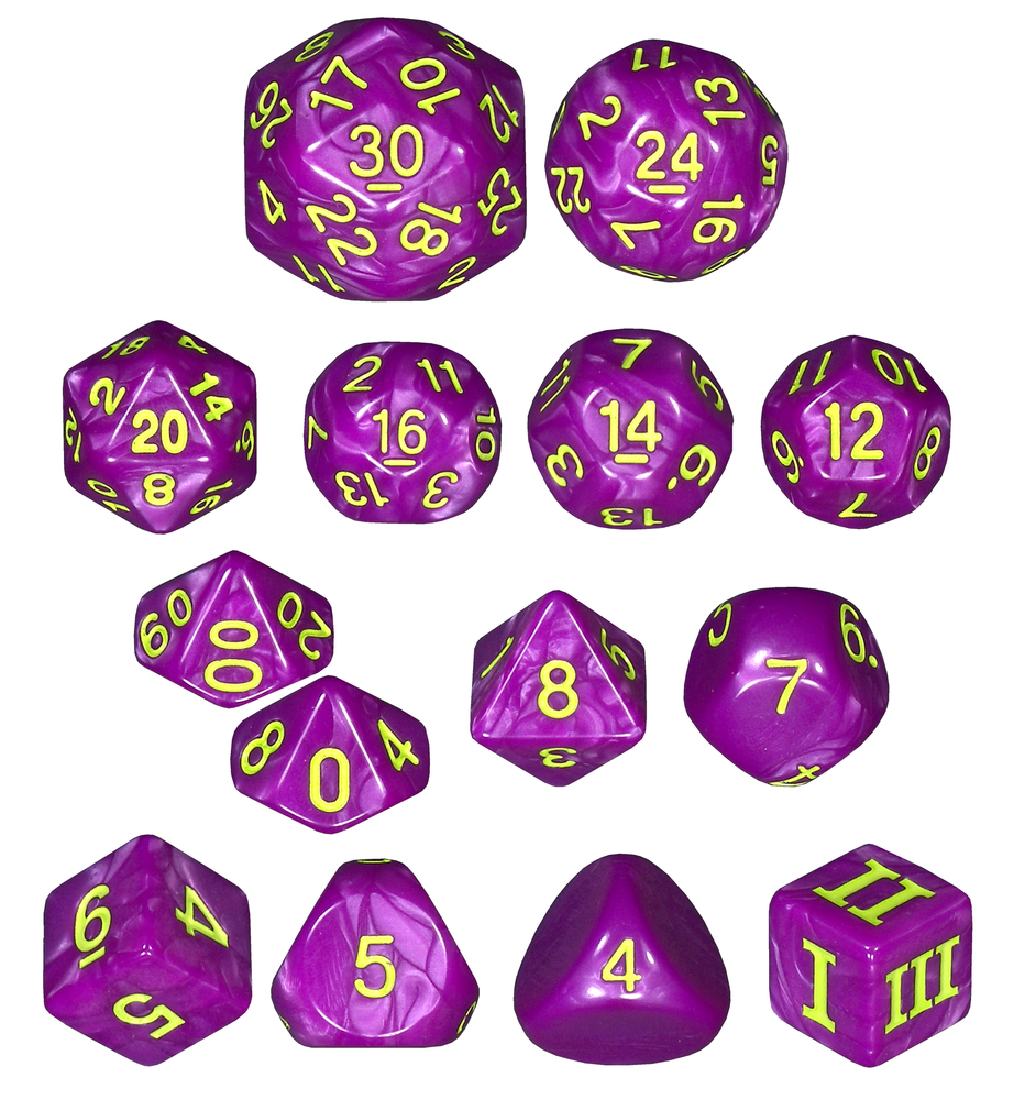 Dice Impact: Poly 14 set Spell