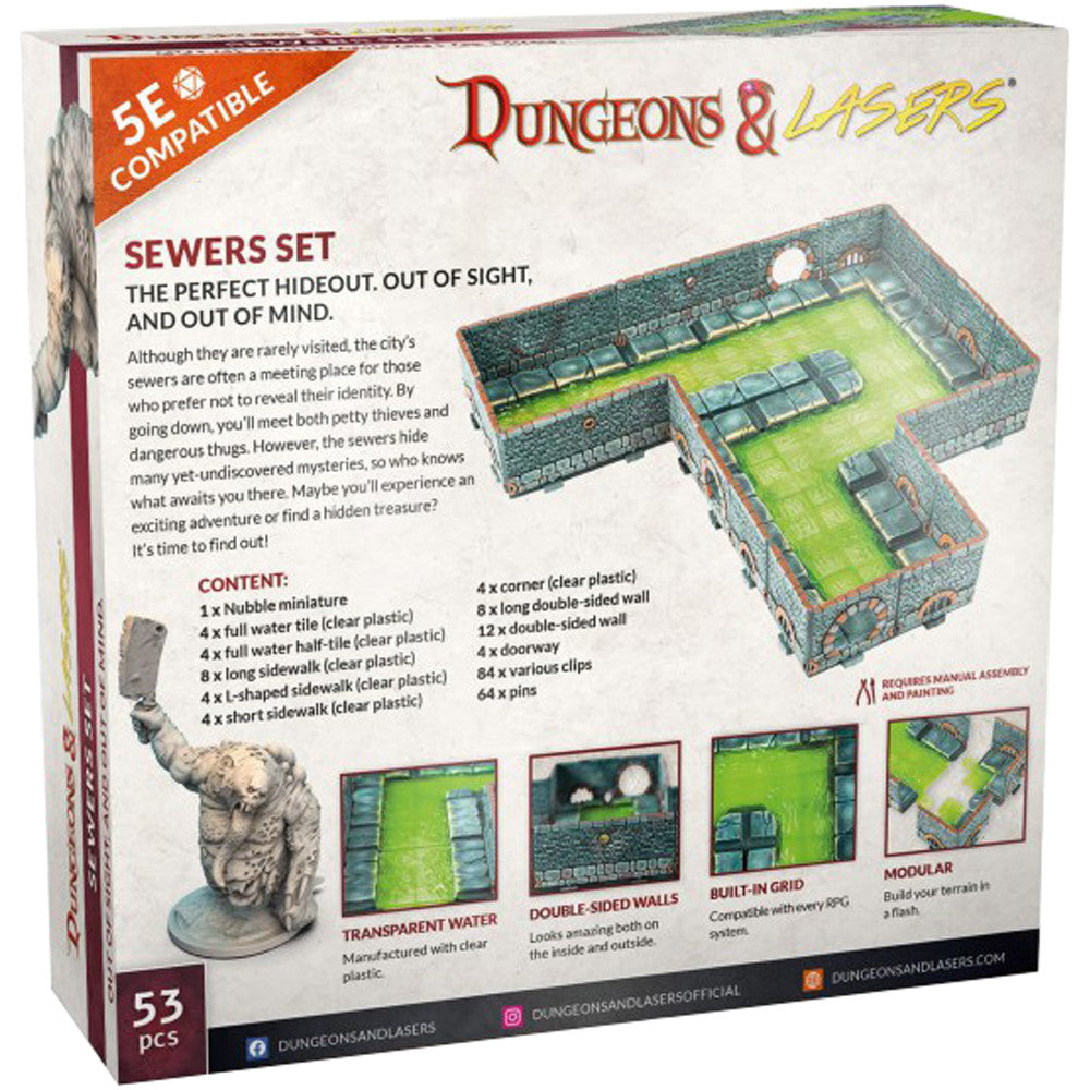 Dungeons & Lasers Terrain Fantasy: Sewers Set
