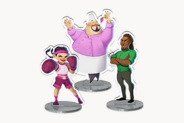 Rival Restaurants: Acrylic Chef Standees in Magnetic Box