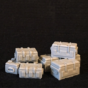 Mini Terrain Crooked: Ammo Boxes (4)
