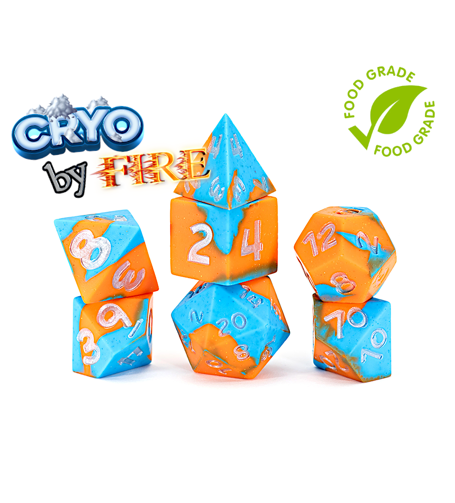Dice Gate Keeper: Poly 7 Set Anti-Stress Dice