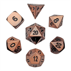 Dice Forged: Poly 7 set Metal