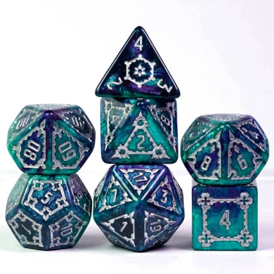 Dice Foam Brain Games: Poly 7-Set