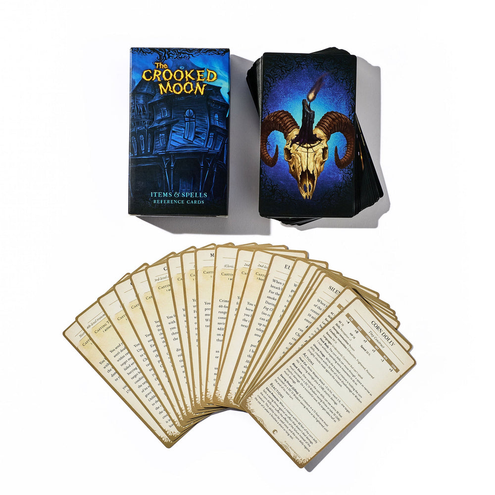 Dungeons & Dragons The Crooked Moon: Cards Items & Spells