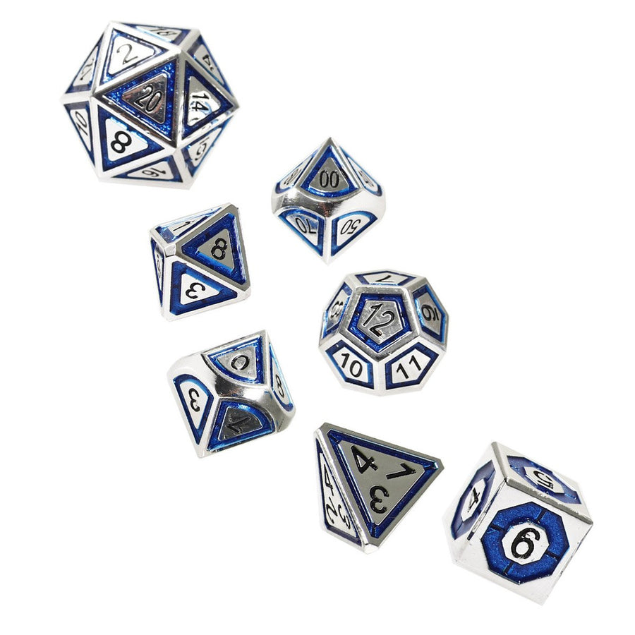 Dice Forged: Poly 7 set Futuristic