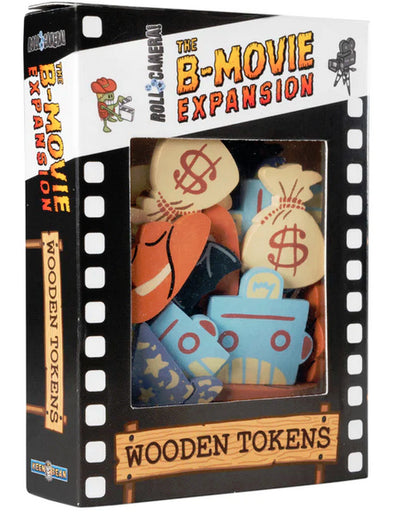 Roll Camera!: Wooden Tokens
