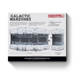 Terrain GF9 Galactic Warzones: Rebel Outpost Trenchlines (x5)