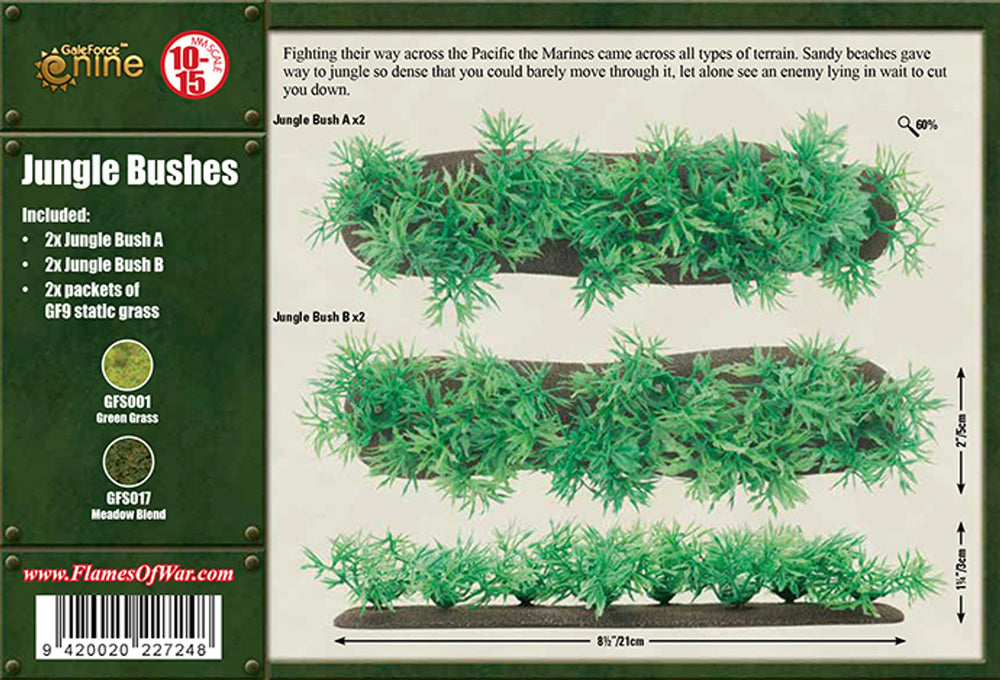 Terrain GF9: Features- Jungle Bushes (x4)