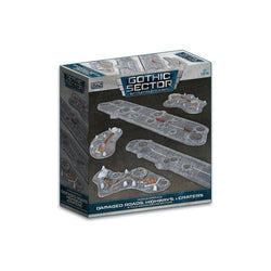 Terrain GF9 Battlefield in a Box: Mundus Imperialis Highways, Roads and Craters (Damaged x9)
