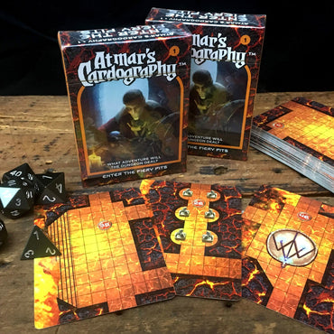 Atmar's Cardography: Dungeon 01 Enter the Fiery Pits