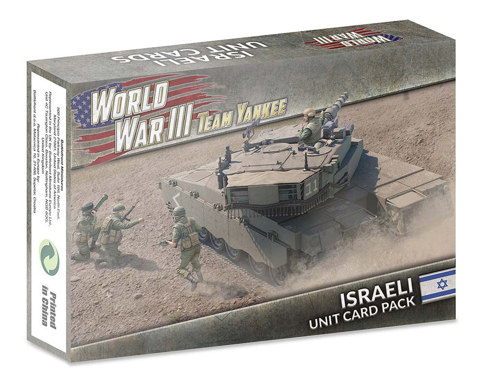 World War 3: Israeli- Unit Cards (x48 Cards), Limited Edition