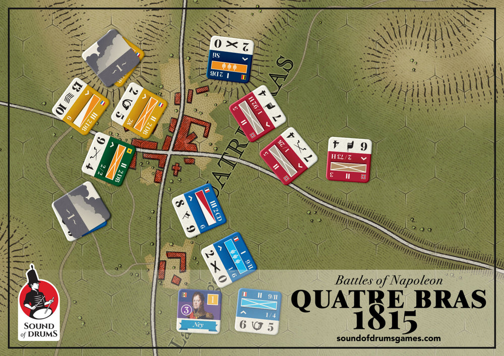 Battles Of Napoleon Volume II:  Quatre Bras 1815 / Wartenburg 1813