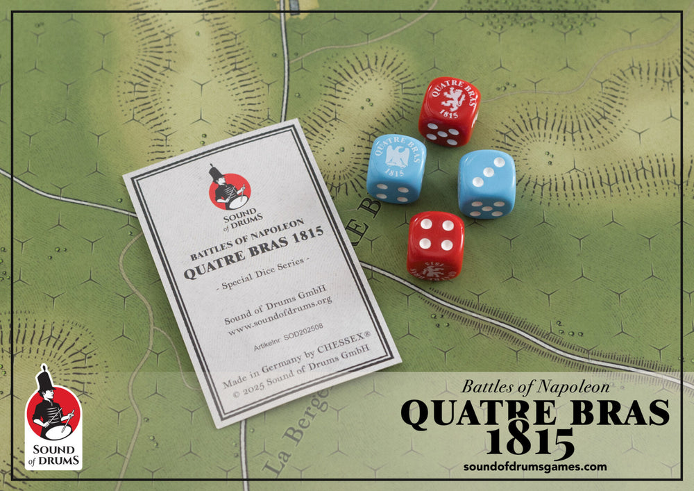 Battles Of Napoleon Volume II: Quatre Bras 1815 Special Dice