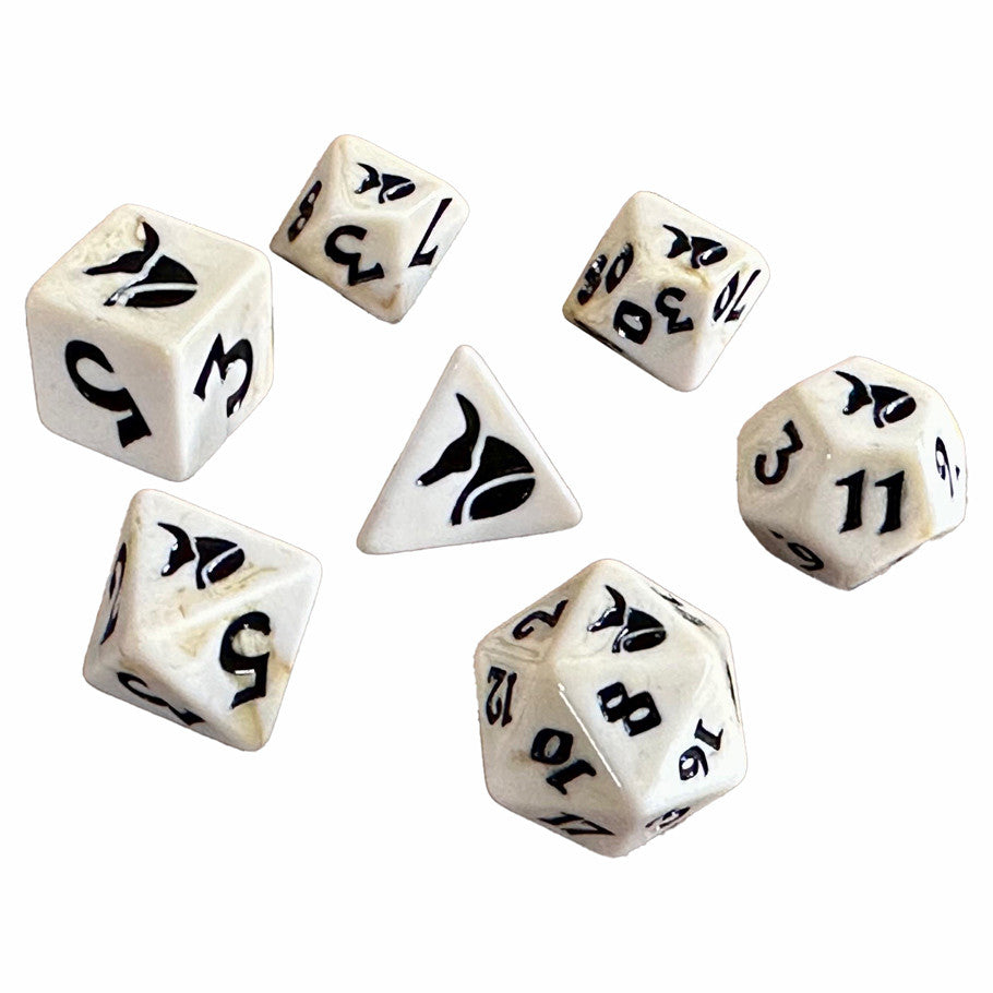 Dice Black Oak: Poly 7 Set