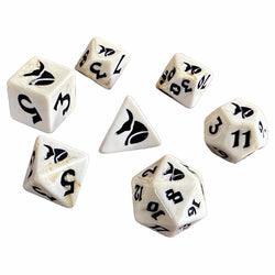Dice Black Oak: Poly 7 Set