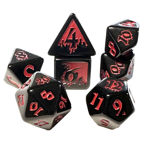 Dice Black Oak: Poly 7 Set