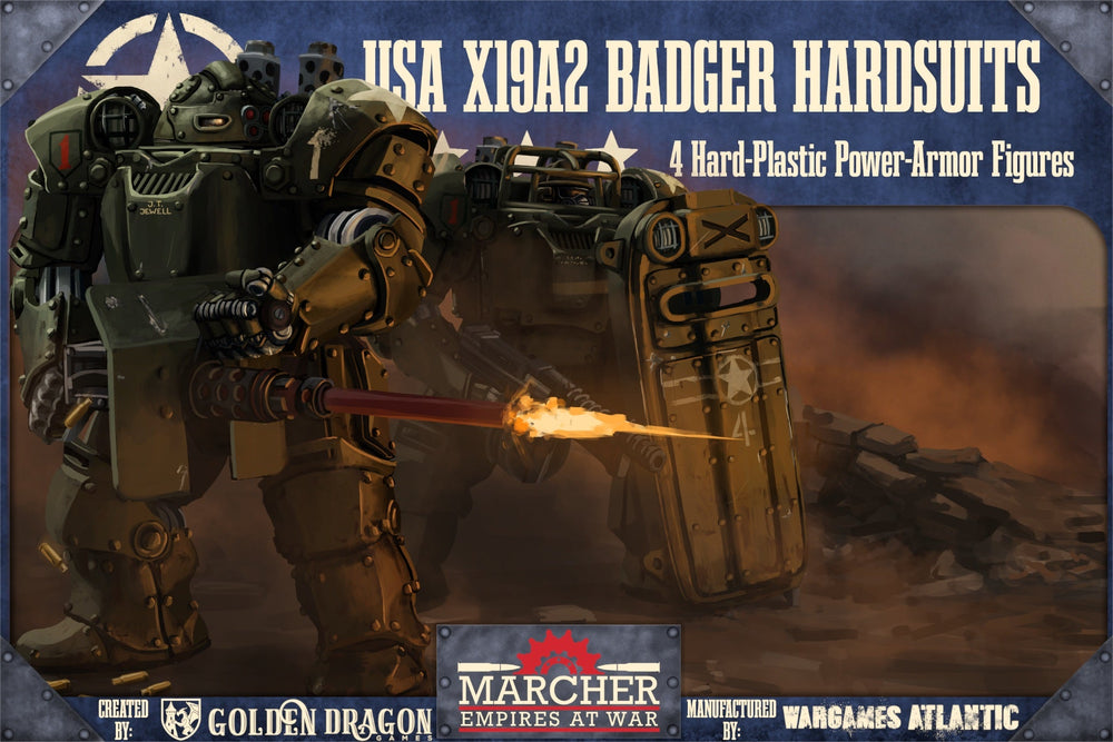 Marcher: USA X1942 Badger Hardsuits