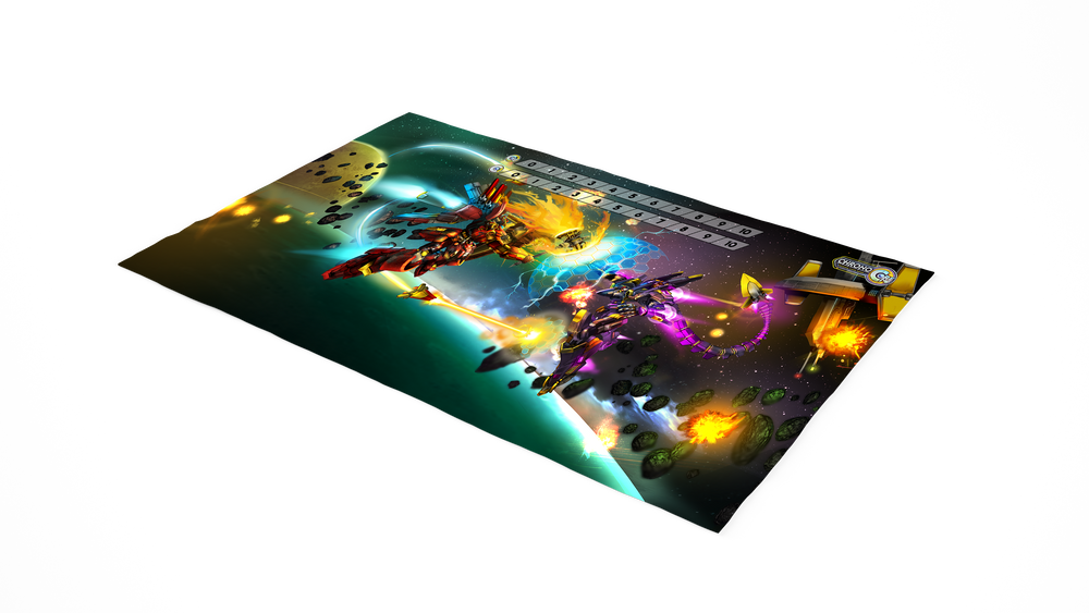 Chrono Core TCG: Playmat- Basilisk vs. Tiamut