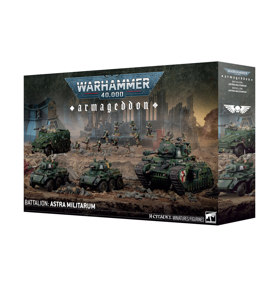 Warhammer 40K Astra Militarum: Armageddon Battalion