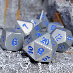 Dice Forged: Poly 7 set Metal